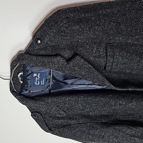 American Eagle XL black and gray wool blazer - Picture 3 of 6